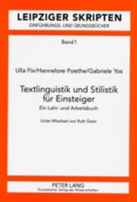 Textlinguistik und Stilistik für Einsteiger