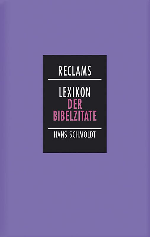 Reclams Lexikon der Bibelzitate