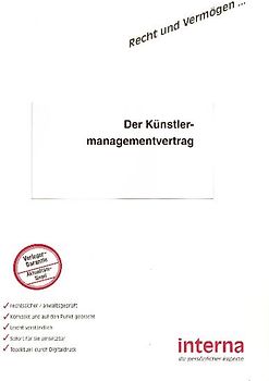 Der Künstlermanagementvertrag