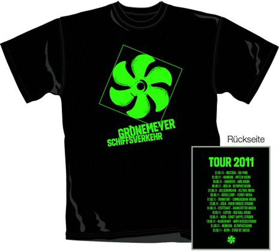 Herbert Grönemeyer - Schiffsverkehr Tour T-Shirt Xl T-Shirt (Blk) (Xl)