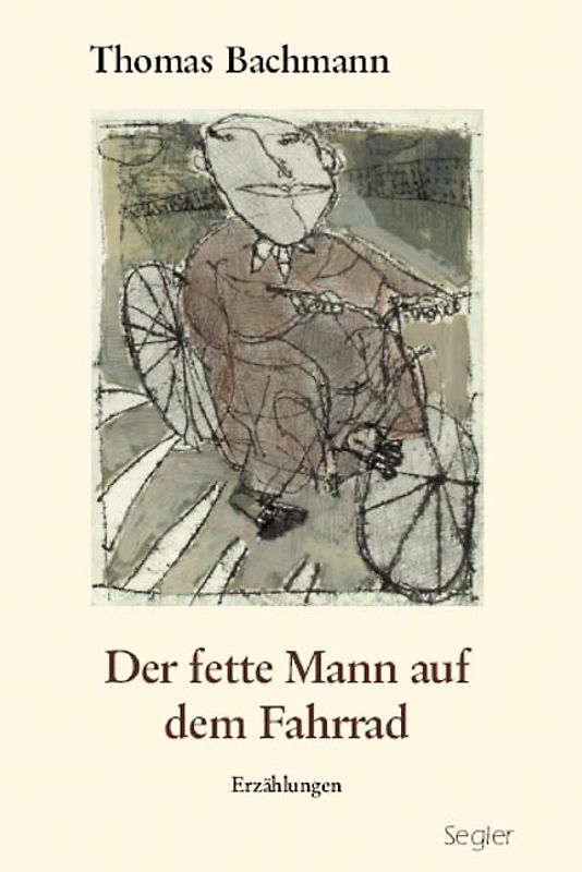 Der fette Mann auf dem Fahrrad