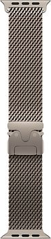 Apple Watch 44/45/46/49 mm Bracelet Milanais en titane Small naturel