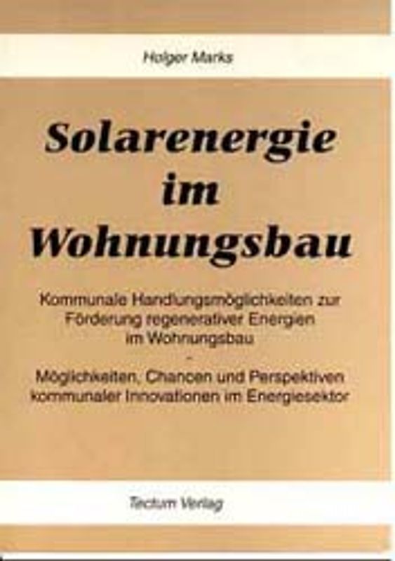Solarenergie im Wohnungsbau