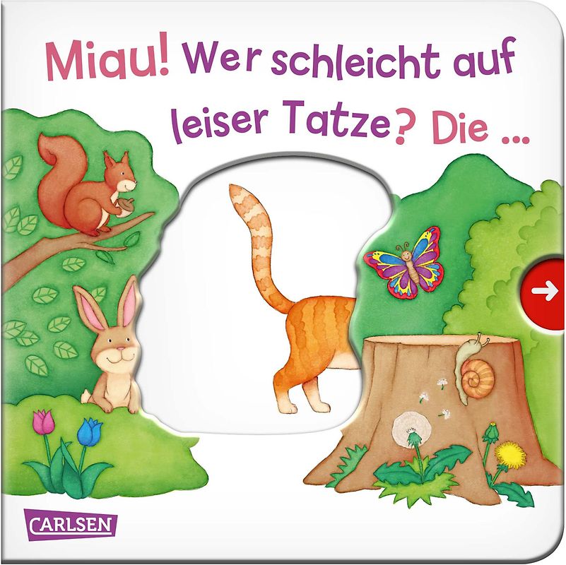 Miau! Wer schleicht auf leiser Tatze? Die ... Katze!