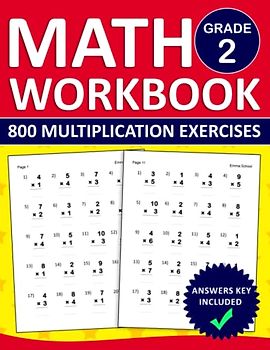 Math Workbook For Grade 2 Multiplication Exercises With Answers Key: Multiplication Workbook For Grade 2 - single & multiple-digit | Multiplication ... 2 | Math homeschool curriculum 2nd grade