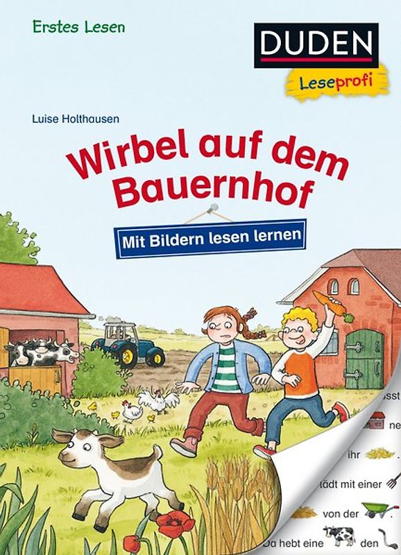 Duden Leseprofi – Mit Bildern lesen lernen: Wirbel auf dem Bauernhof, Erstes Lesen