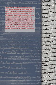 A View of the Evidences of Christianity