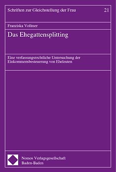 Das Ehegattensplitting