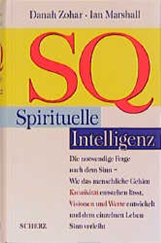 SQ - Spirituelle Intelligenz. Die notwendige Frage nach dem Sinn - Wie das menschliche Gehirn Kreativität entstehen lässt, Visionen und Werte entwickelt und dem einzelnen Leben Sinn verleiht