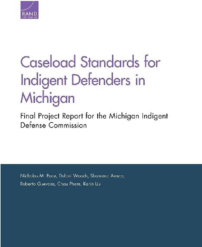 Caseload Standards for Indigent Defenders in Michigan