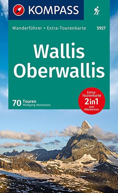 KOMPASS Wanderführer Wallis, Oberwallis