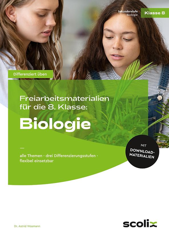 Freiarbeitsmaterialien f. d. 8. Klasse: Biologie