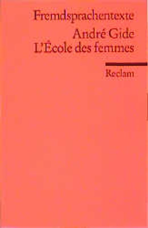 L'Ecole des femmes