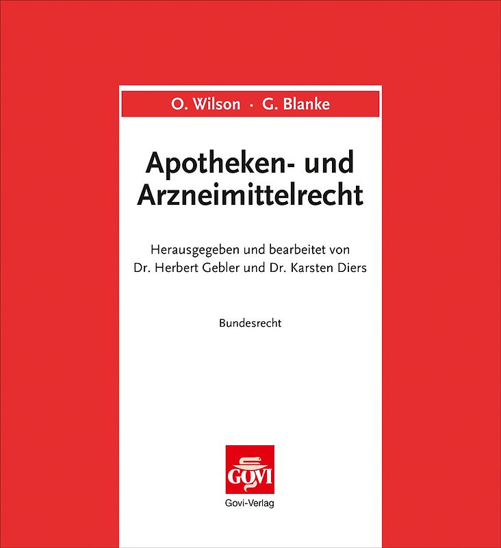 Apotheken- und Arzneimittelrecht - Bundesrecht