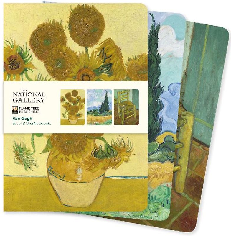 National Gallery: Van Gogh Set of 3 MIDI Notebooks