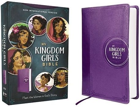 Niv, Kingdom Girls Bible, Full Color, Leathersoft, Purple, Comfort Print