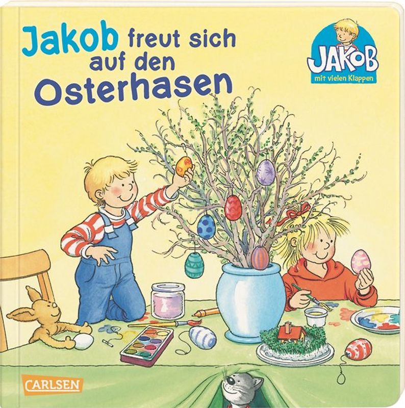Jakob freut sich auf den Osterhasen