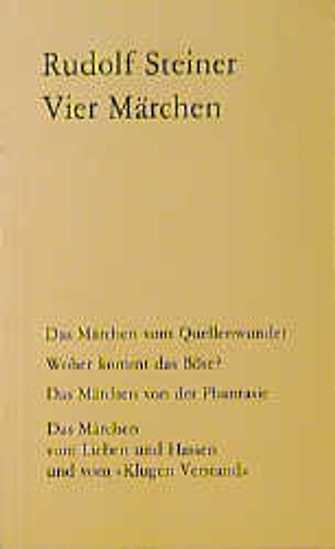 Vier Märchen aus den Mysteriendramen