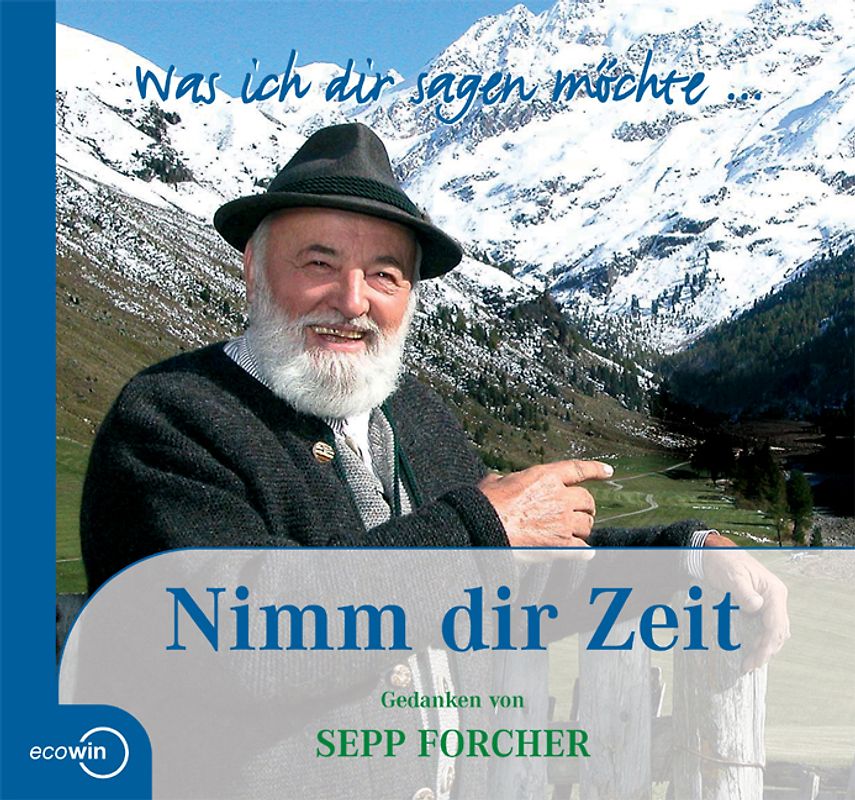 Was ich dir sagen möchte: Nimm dir Zeit