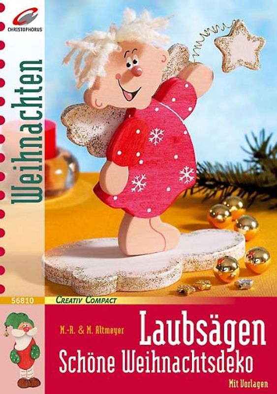 Laubsägen. Schöne Weihnachtsdeko
