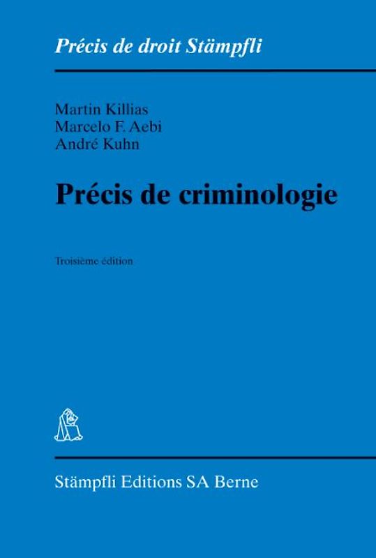 Précis de criminologie