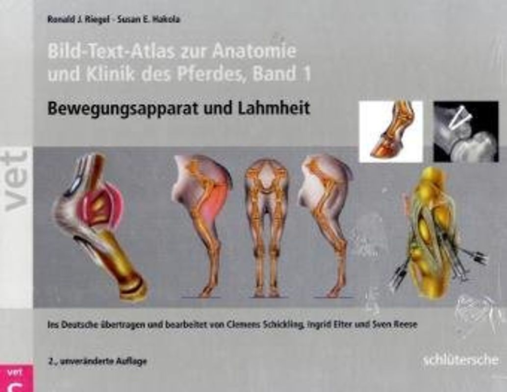 Bild-Text-Atlas zur Anatomie und Klinik des Pferdes. Set