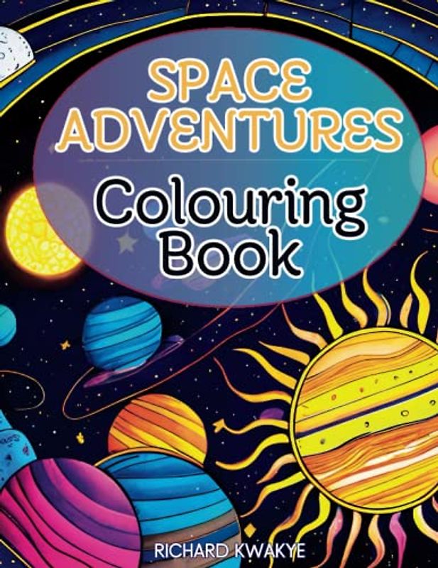 Space Adventures Colouring Book
