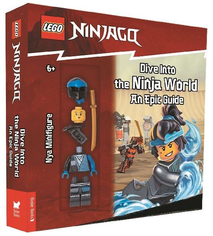 LEGO® NINJAGO®: Dive Into the Ninja World: An Epic Guide (with Nya minifigure)