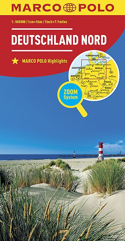 MARCO POLO Länderkarte Deutschland Nord 1:500.000