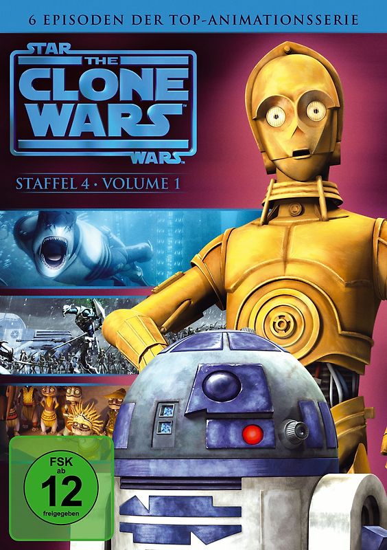 Star Wars: The Clone Wars - Staffel 4, Vol. 1 DVD