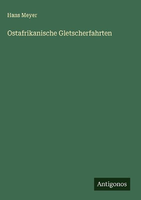 Ostafrikanische Gletscherfahrten