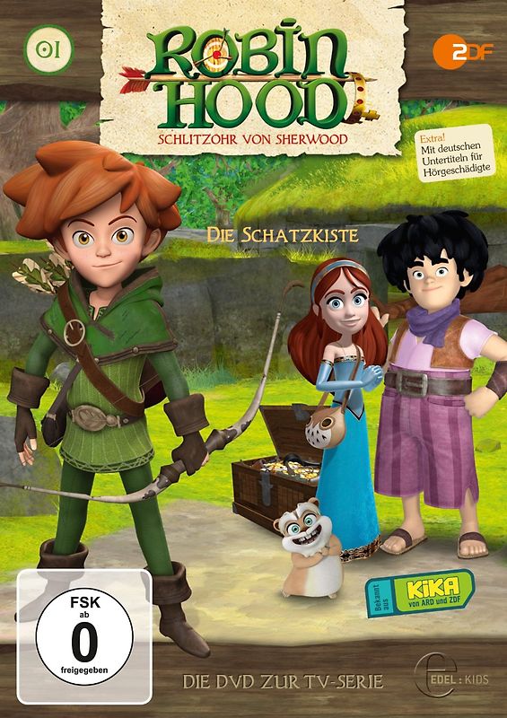 Robin Hood - Schlitzohr von Sherwood "Die Schatzkiste", Folge 1 DVD