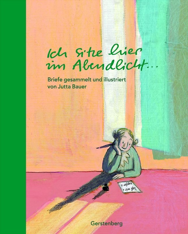 Ich sitze hier im Abendlicht