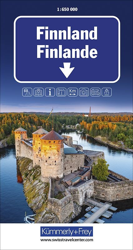 Kümmerly+Frey Strassenkarte Finnland 1:650.000