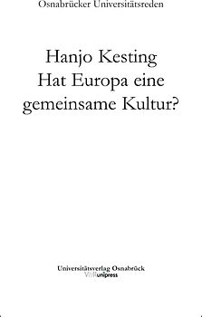 Hat Europa eine gemeinsame Kultur?