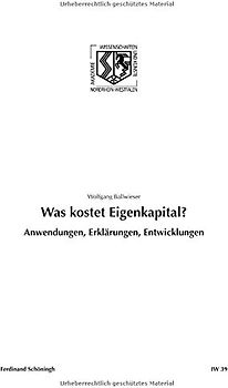 Was kostet Eigenkapital?