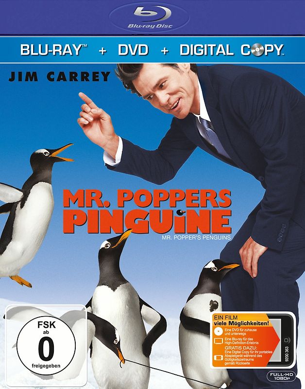 Mr. Poppers Pinguine Blu-ray Disc