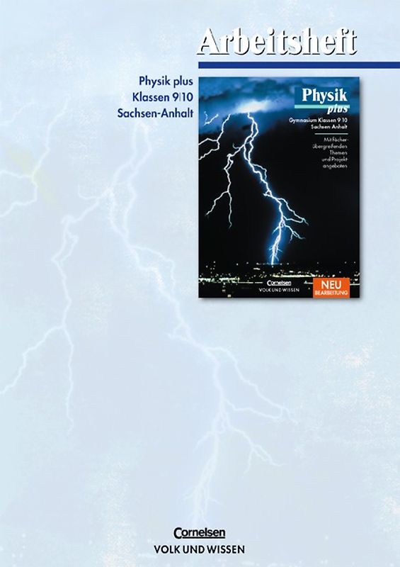 Physik plus - Gymnasium Sachsen-Anhalt / 9./10. Schuljahr - Arbeitsheft