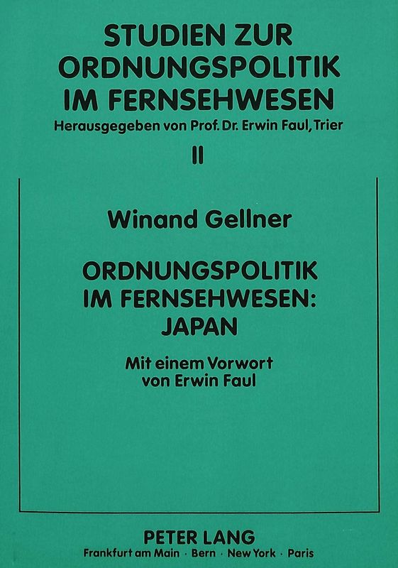 Ordnungspolitik im Fernsehwesen: Japan