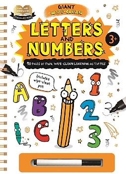 Help with Homework Letters & Numbers: Giant Wipe-Clean Workbook for 3+ Year-Olds