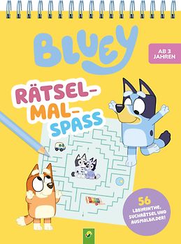 Bluey Rätsel-Mal-Spaß
