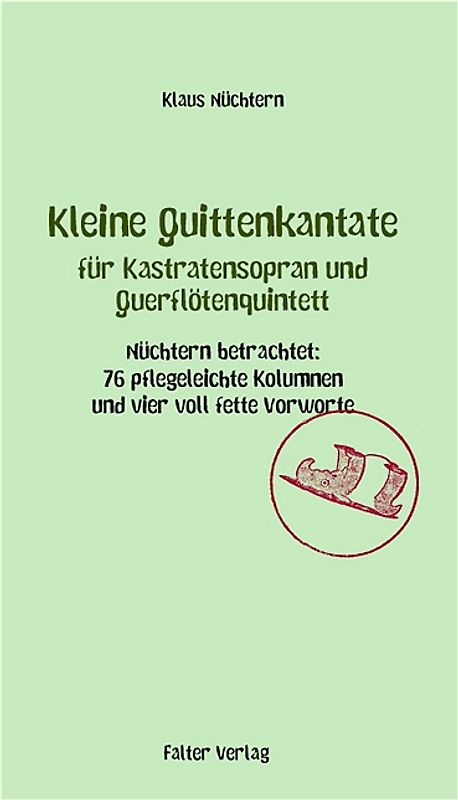 Kleine Quittenkantate für Kastratensopran und Querflötenquintett