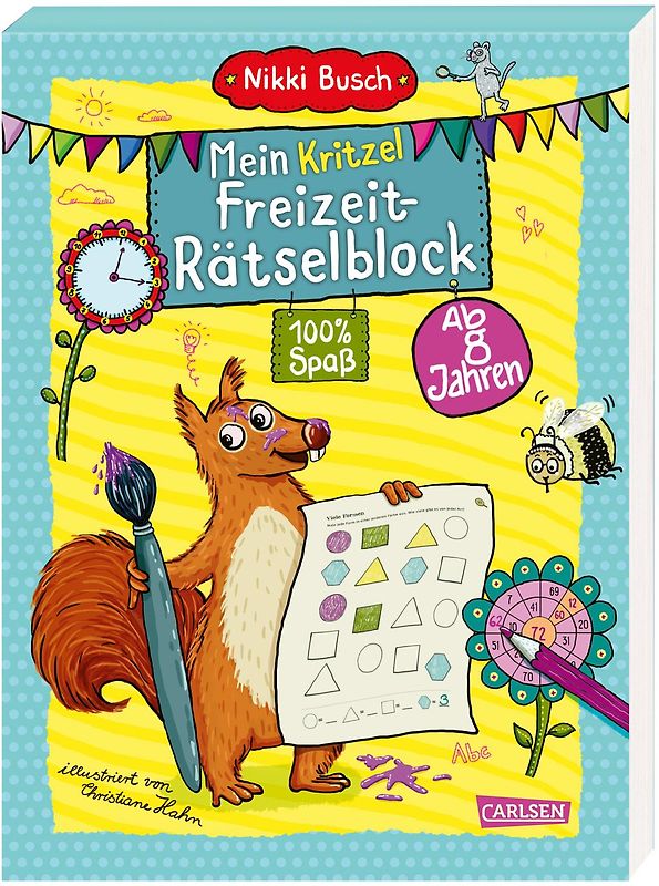 Mein großer Freizeit Kritzel- und Rätselblock