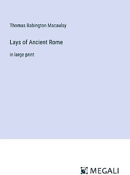 Lays of Ancient Rome