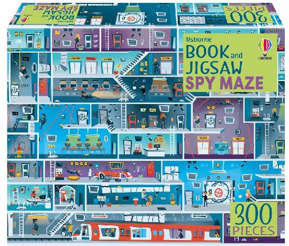 Usborne Book and Jigsaw Spy Maze