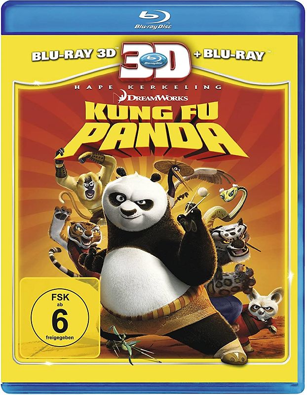 Kung Fu Panda (Blu-ray 3D, + Blu-ray 2D) Blu-ray Disc