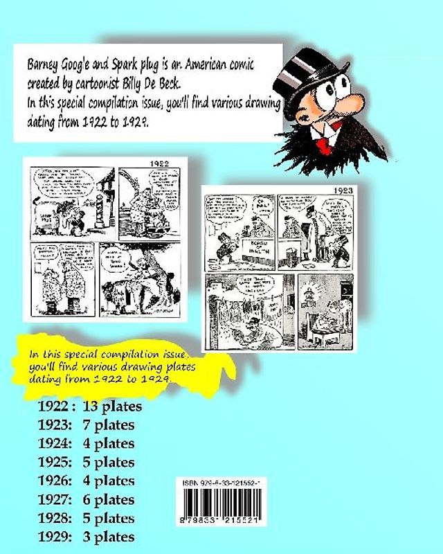 Barney Google and Spark Plug, special compilation book by De Beck