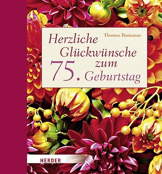 Herzliche Glückwünsche zum 75. Geburtstag