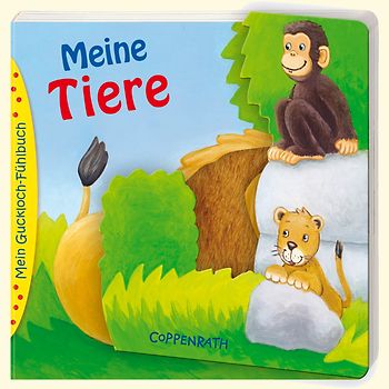 Mein Guckloch-Fühlbuch - Meine Tiere