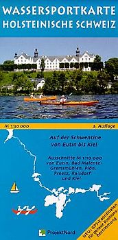 Wassersportkarte Holsteinische Schweiz 1:30.000